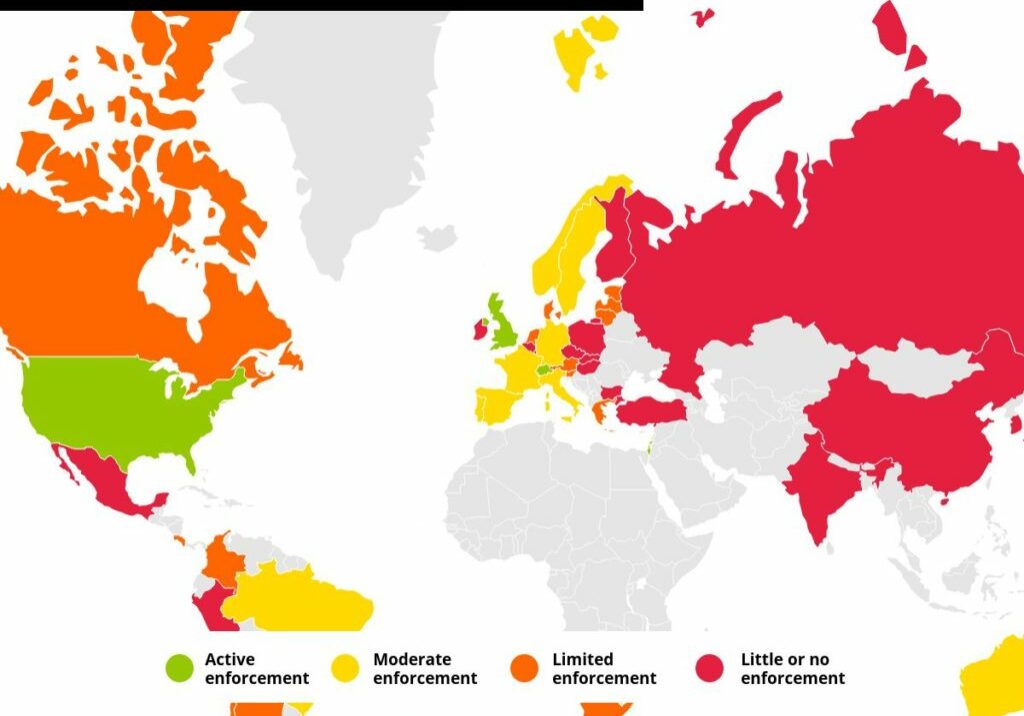 Exporting Corruption_2020_Square_Enforcement levels